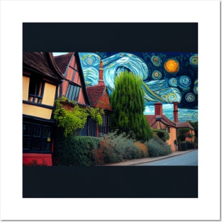 Starry Night Over Godric's Hollow Posters and Art